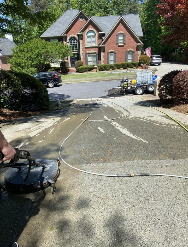 Driveway cleaning