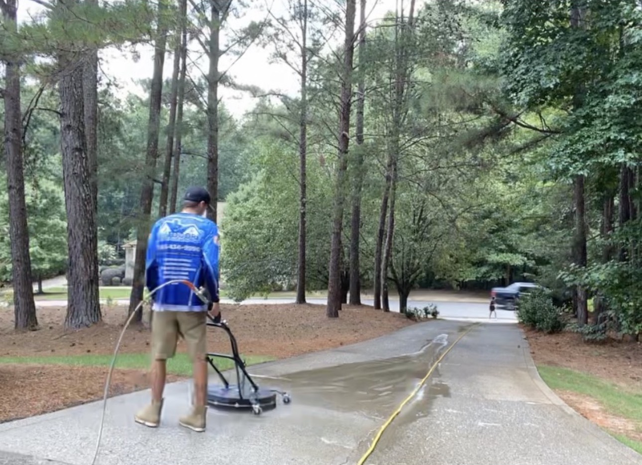 Driveway cleaning